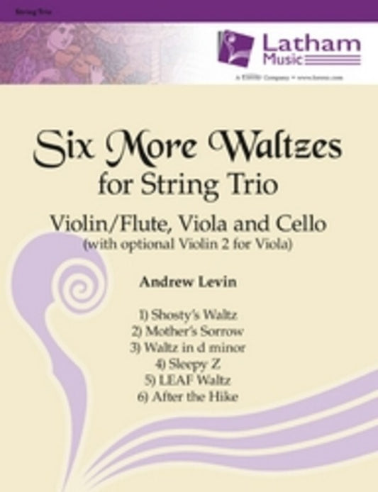 Six More Waltzes For String Trio Book