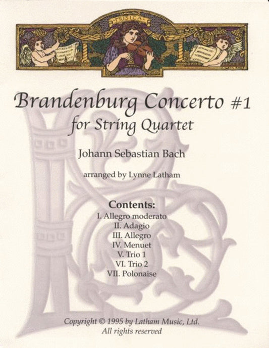 Brandenburg Concerto No 1 String Quartet Parts (Set Of Parts) Book