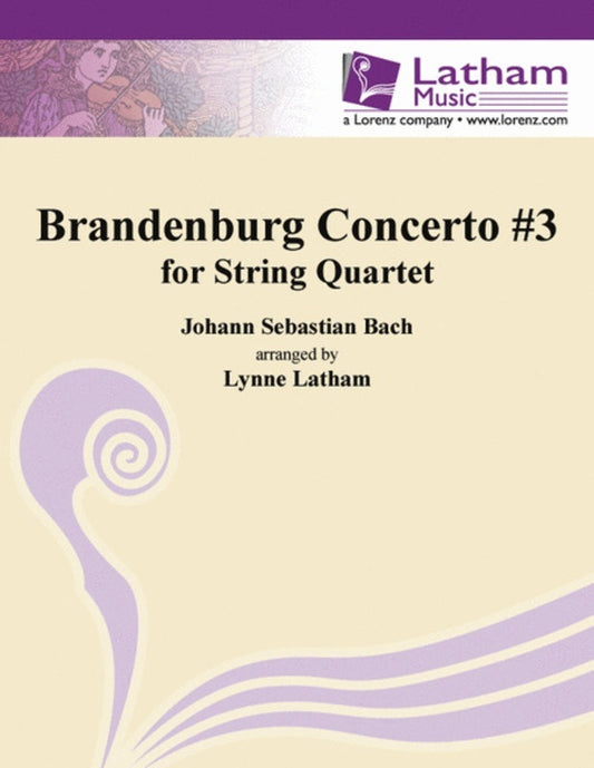 Brandenburg Concerto No 3 String Quartet Parts (Set Of Parts) Book