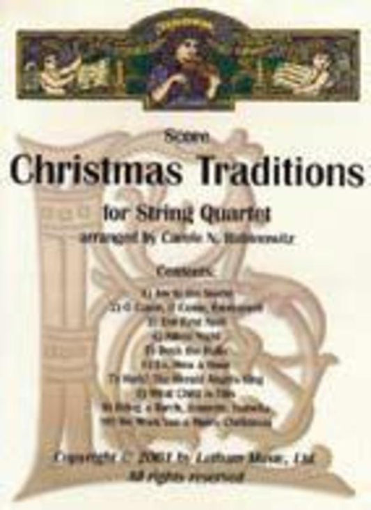 Christmas Traditions For String Quartet Parts (Set Of Parts) Book