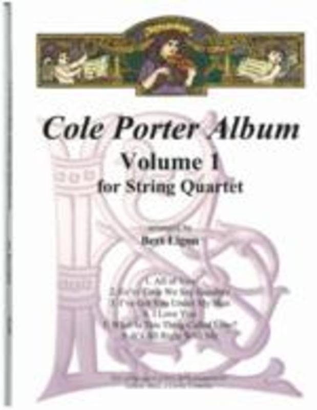 Cole Porter Album Vol 1 String Quartet Parts (Set Of Parts) Book