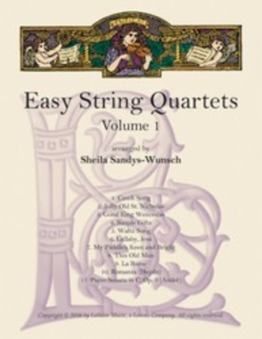 Easy String Quartets Vol 1 Arr Sandys-Wunsch (Music Score/Parts) Book