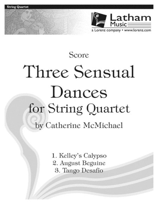Sensual Dances 3 For String Quartet Score Book