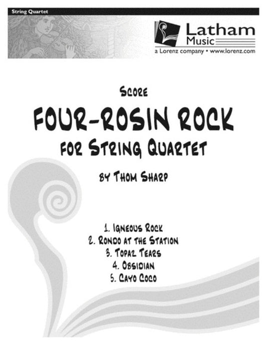 Four Rosin Rock For String Quartet Score Book