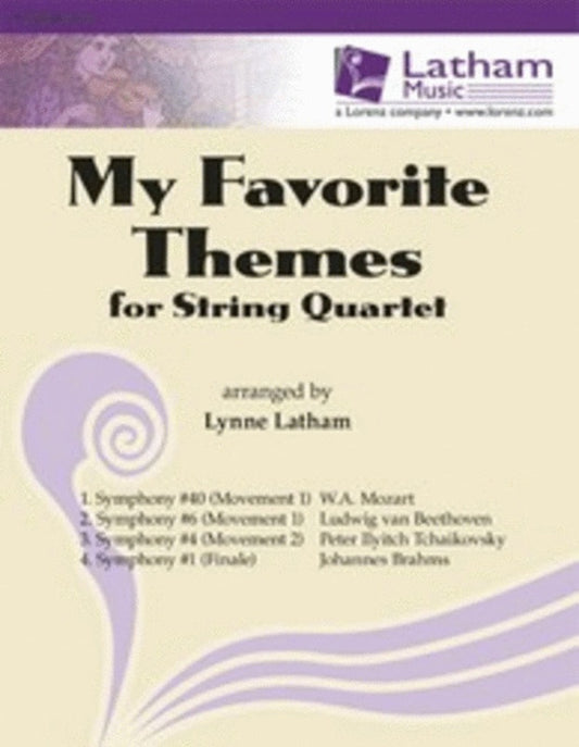 My Favourite Themes For String Quartet Score/Parts Book