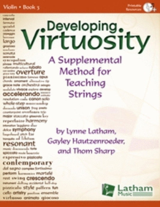 Developing Virtuosity Book 3 Violin Book/CD Book