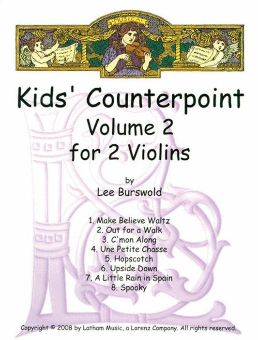 Burswold - Kids Counterpoint Vol 2 for 2 Violins