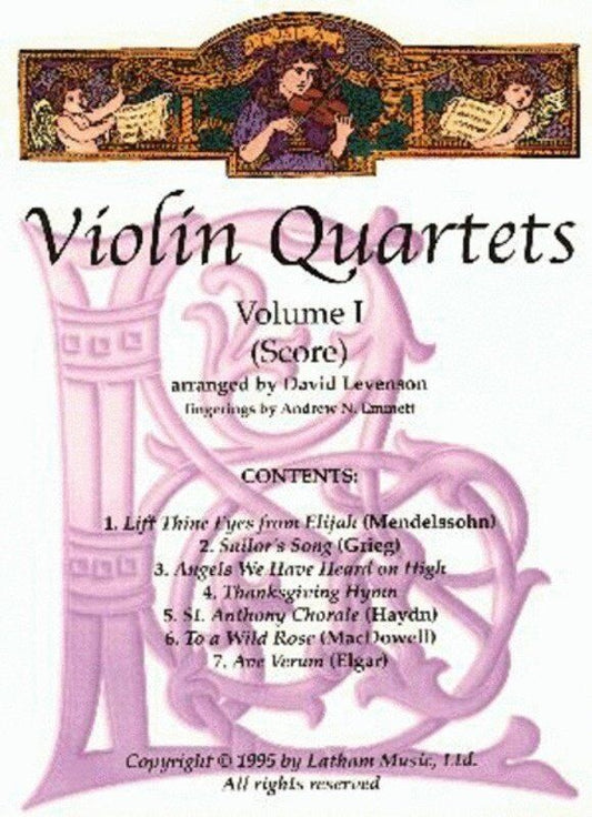 Violin Quartets Vol. 1 Arranged by David Levenson for String Ensembles