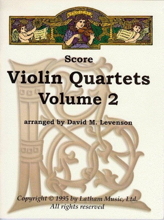 Violin Quartets Vol 2 Arr Levenson SC/Pts