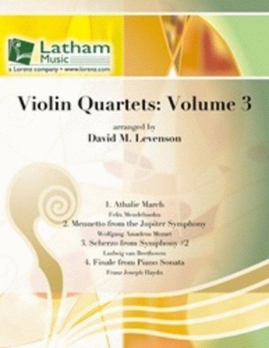Violin Quartets Vol 3 Arranged by Levenson SC/PTS