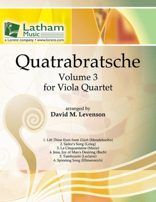 Quatrabratsche Vol 3 Arr Levenson 4 Viola Score/Parts Book