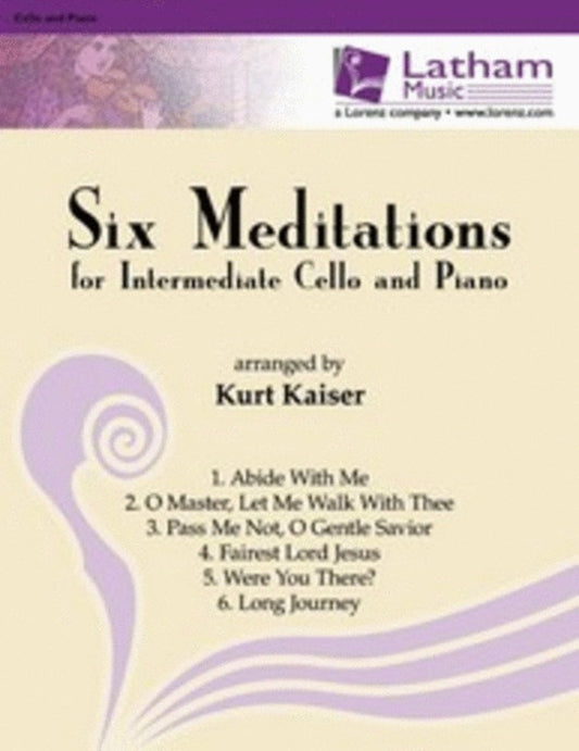 Six Meditations Arr Kaiser Intermediate Vc Piano Book