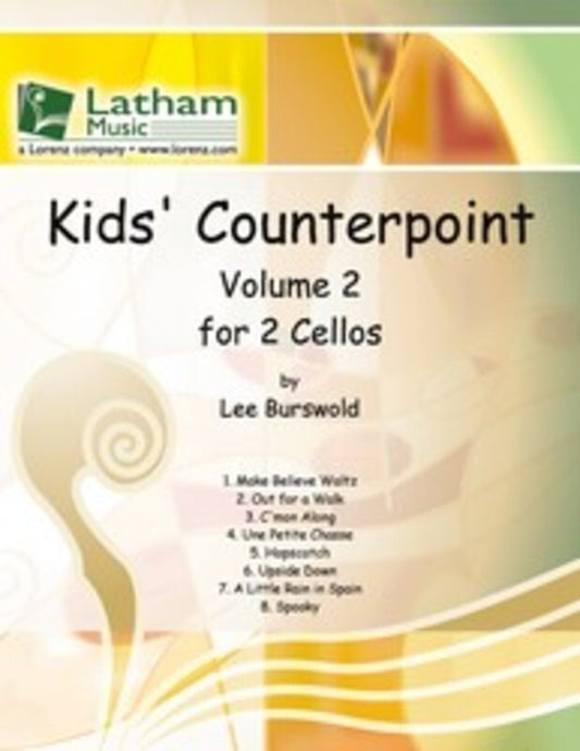 Kids Counterpoint Vol 2 For 2 Cellos (Softcover Book)