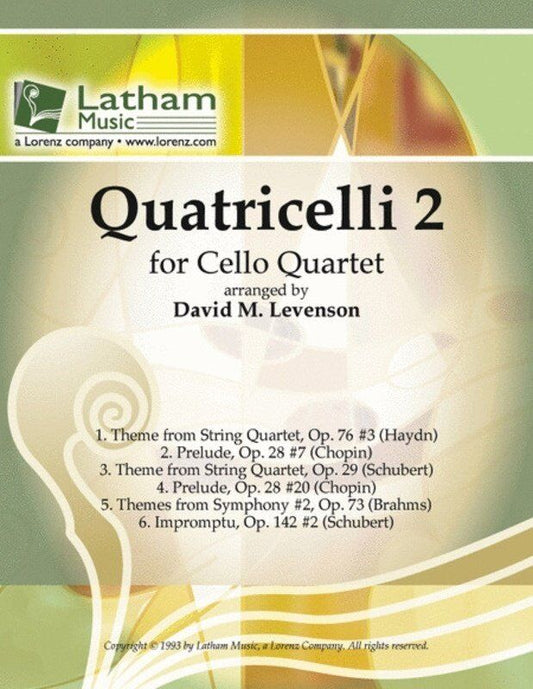 Quatricelli Vol 2 for Cello Quartet Arranged by Levenson SC/PTS