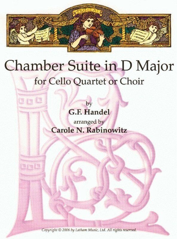 Handel - Chamber Suite in D for Cello Quartet/Choir SC/PTS