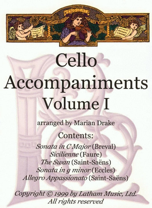 Cello Accompaniments Arr Drake Vol 1 Book