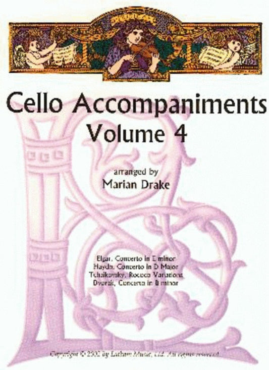 Cello Accompaniments Arr Drake Vol 4 Book