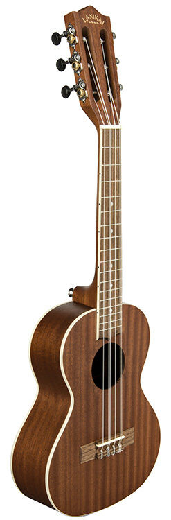 Lanikai Mahogany Series Tenor Ukulele with Padded Gig Bag - 6-String, Natural Satin Finish — view 3