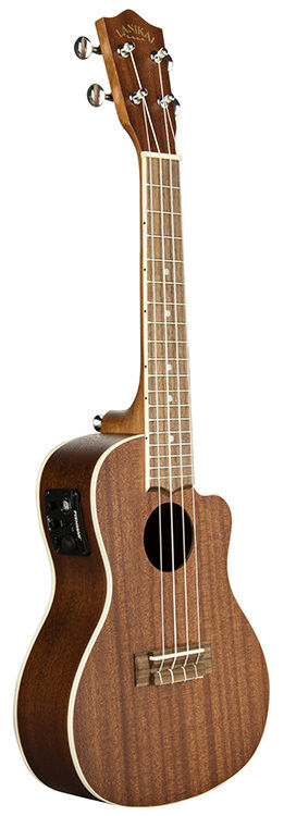 Lanikai Mahogany Series Concert AC/EL Ukulele with Fishman Preamp and Gig Bag — view 3