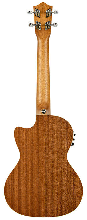 Lanikai Mahogany Series Tenor AC/EL Ukulele with Fishman Kula Preamp and Padded Gig Bag — view 2