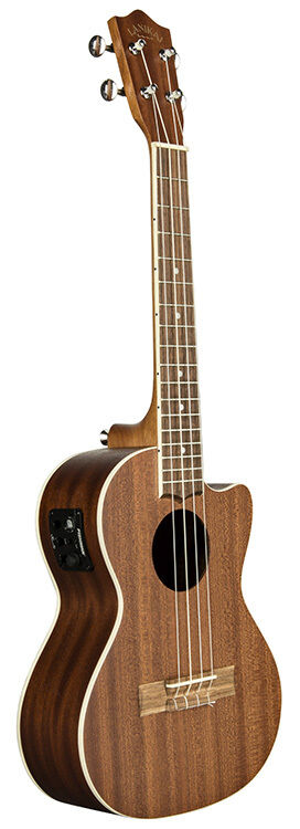 Lanikai Mahogany Series Tenor AC/EL Ukulele with Fishman Kula Preamp and Padded Gig Bag — view 3