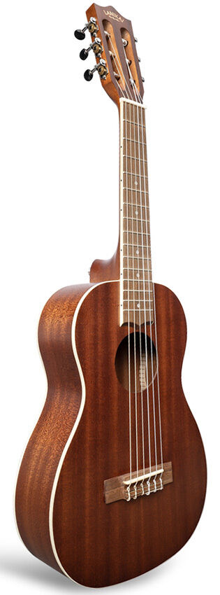 Lanikai Mahogany Guitalele with Satin Finish and Padded Gig Bag — view 2