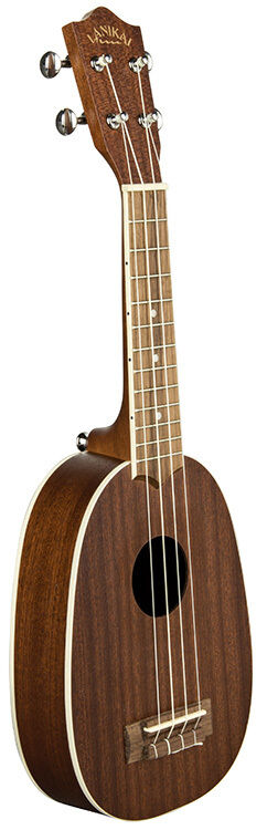 Lanikai Mahogany Series Pineapple Ukulele with Padded Gig Bag, Natural Satin Finish — view 3