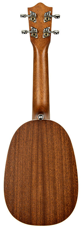Lanikai Mahogany Series Pineapple Ukulele with Padded Gig Bag, Natural Satin Finish — view 2