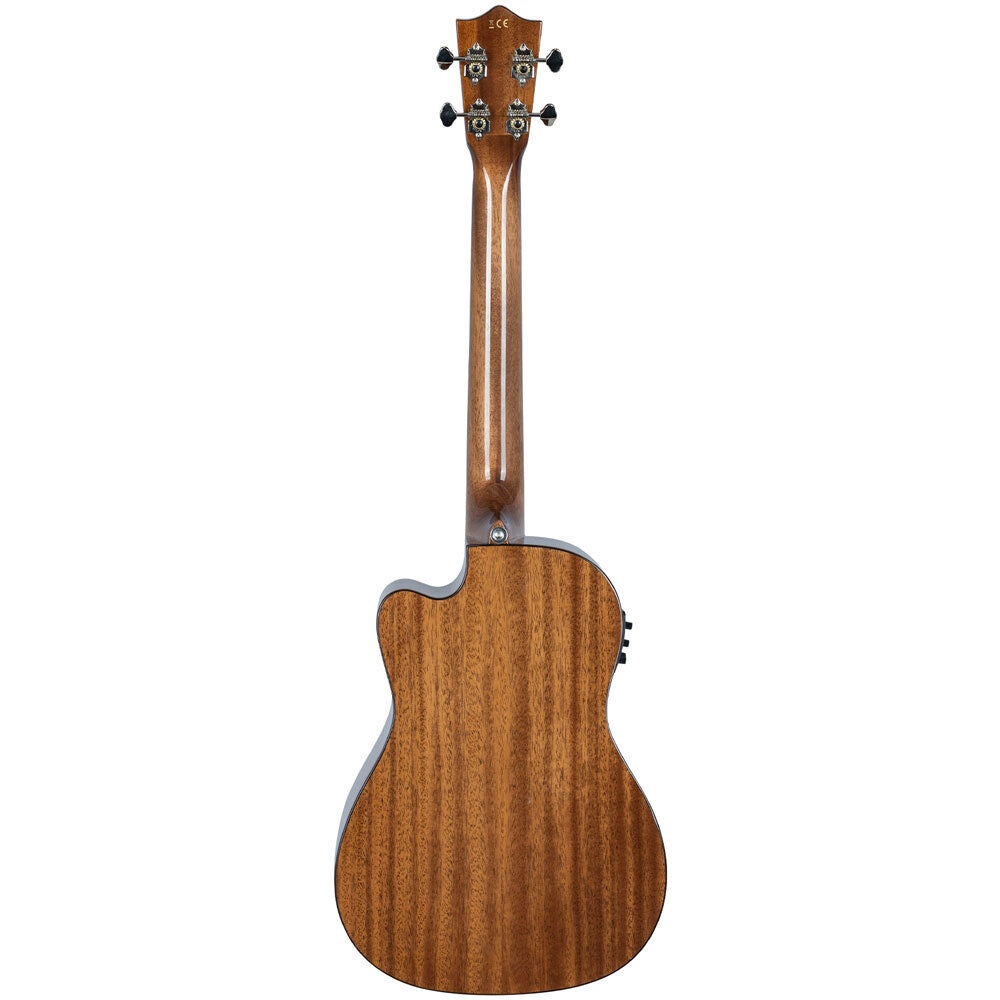 Lanikai Mahogany Series All Solid Baritone Electric Ukulele with Fishman Kula Preamp and Case — view 2