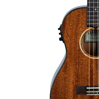 Lanikai Mahogany Series All Solid Baritone Electric Ukulele with Fishman Kula Preamp and Case — view 4