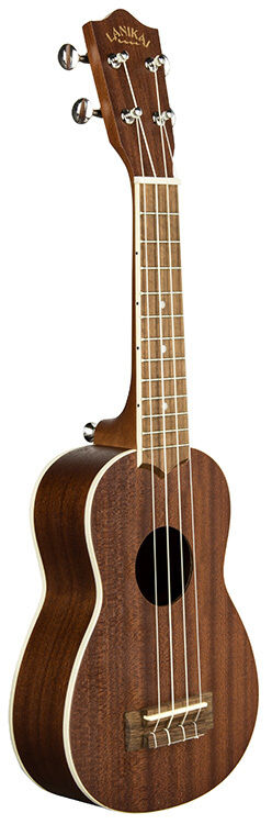 Lanikai Mahogany Series Soprano Ukulele with Padded Gig Bag - Natural Satin Finish — view 3
