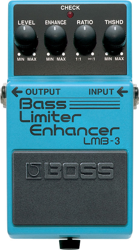 BOSS LMB-3 Bass Limiter/Enhancer Pedal - Dynamic Range Control with Threshold & Ratio Knobs — view 2