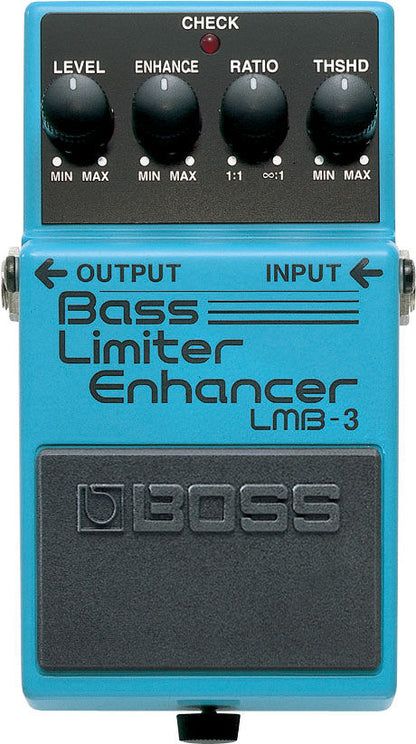 BOSS LMB-3 Bass Limiter/Enhancer Pedal - Dynamic Range Control with Threshold & Ratio Knobs — view 2