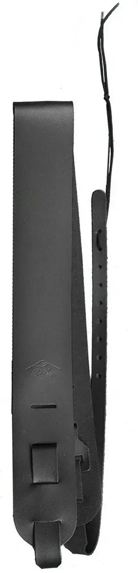 Lm Products 2 1/2 Inch Black Leather Banjo Strap LMBJ2
