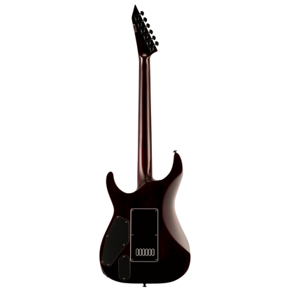 LTD MH-1000 EverTune Dark Brown Sunburst Electric Guitar — view 2