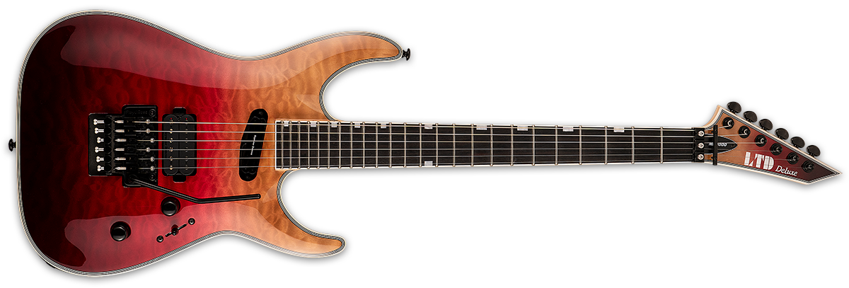 ESP LTD MH-1000HS Black Cherry Fade Electric Guitar