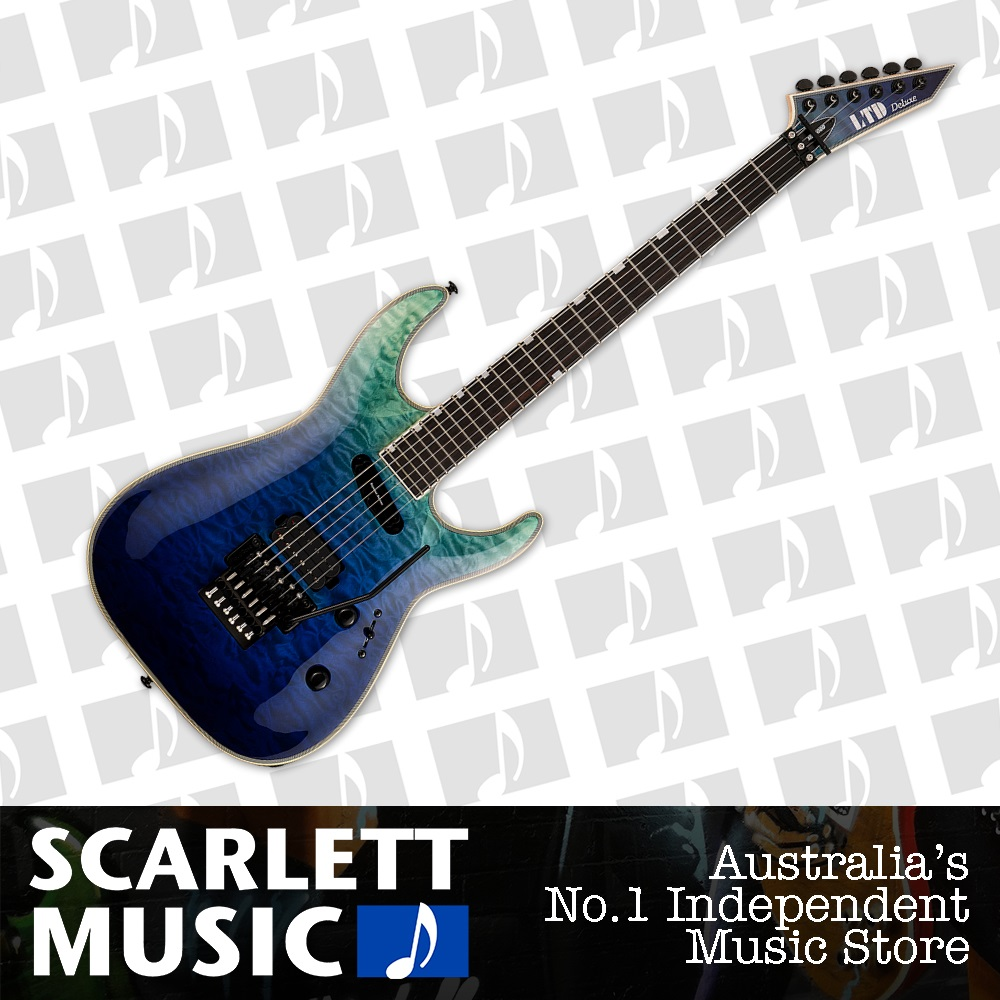 ESP LTD MH-1000HS Violet Shadow Fade Electric Guitar — view 3
