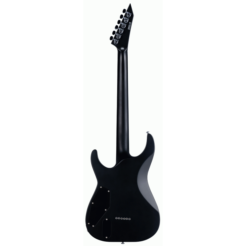 ESP LTD MH-1000NT Bold Binding Black Satin Electric Guitar — view 2