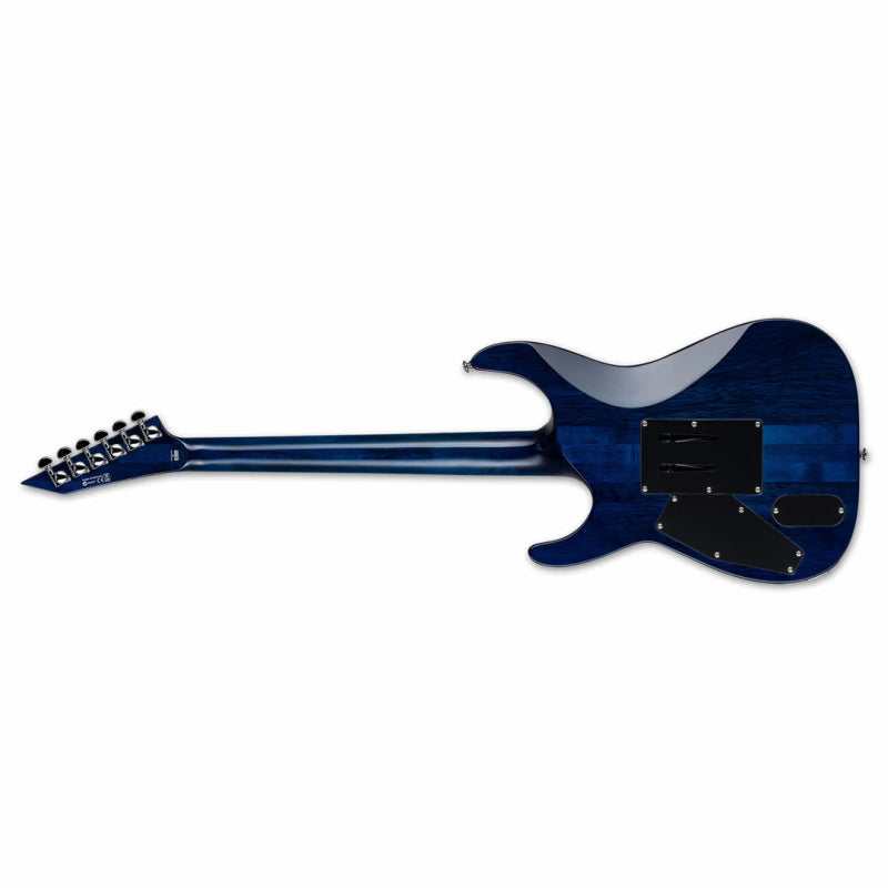 LTD MH-1000 Electric Guitar in Black Ocean Finish with Quilted Maple Top and Fishman Fluence Modern Humbuckers — view 2
