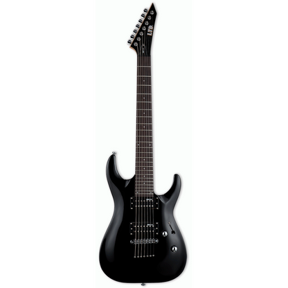LTD LMH-17 7 String Electric Guitar Kit with Gig Bag - Black Finish