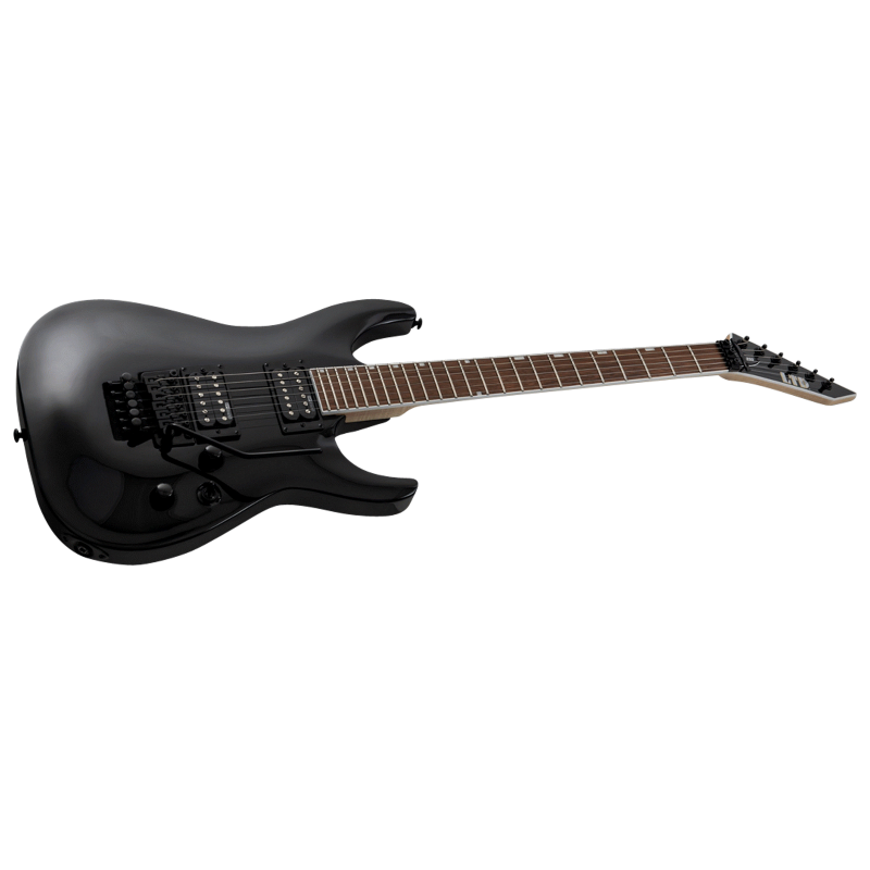 LTD MH-200 Electric Guitar Black Finish with Floyd Rose Tremolo and ESP Designed Pickups — view 3