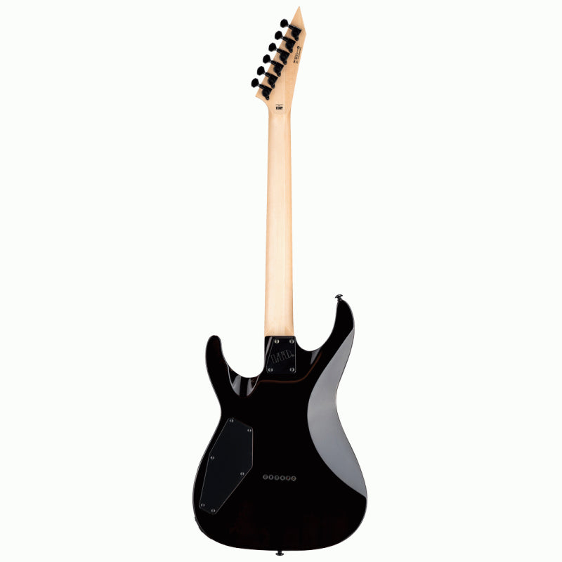 ESP LTD MH-200QM HT Dark Brown Sunburst Guitar — view 2