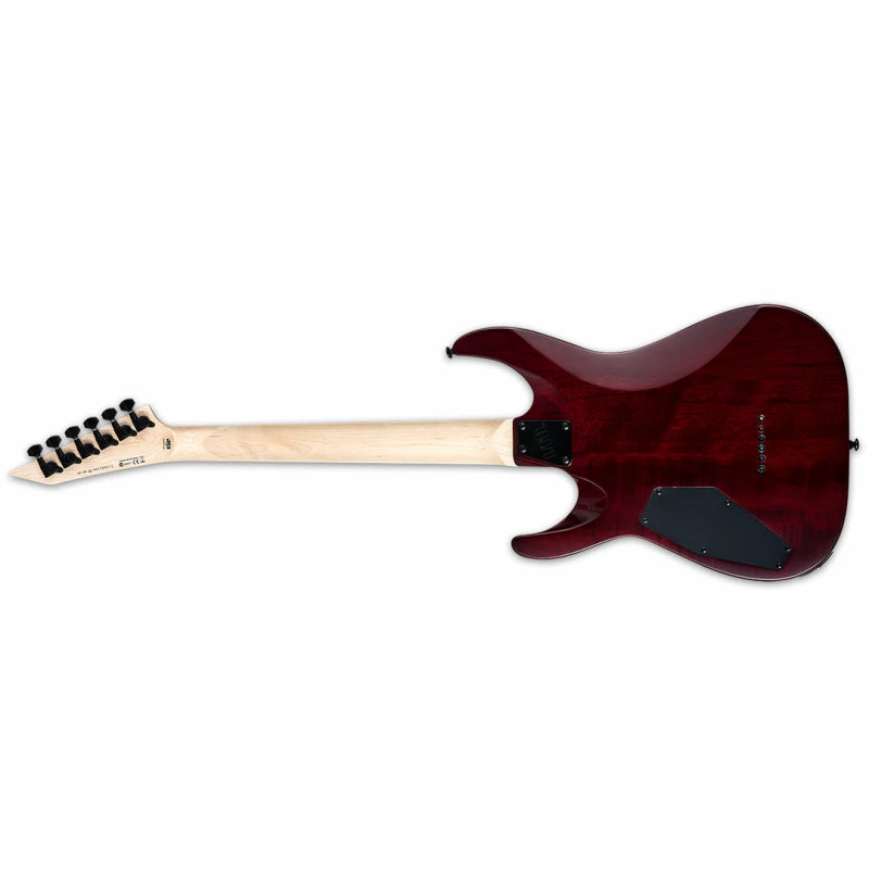 LTD MH-200QM NT STBC Electric Guitar with Quilted Maple Top, Mahogany Body, Maple Neck, Roasted Jatoba Fingerboard, and ESP Designed Pickups — view 2