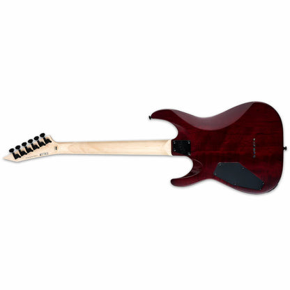LTD MH-200QM NT STBC Electric Guitar with Quilted Maple Top, Mahogany Body, Maple Neck, Roasted Jatoba Fingerboard, and ESP Designed Pickups — view 2