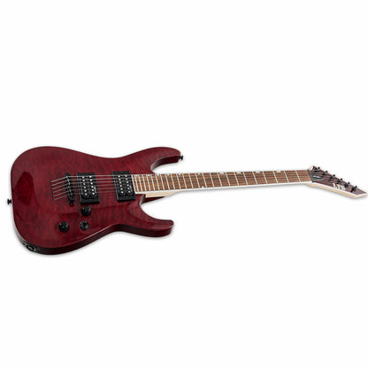 LTD MH-200QM NT STBC Electric Guitar with Quilted Maple Top, Mahogany Body, Maple Neck, Roasted Jatoba Fingerboard, and ESP Designed Pickups — view 3
