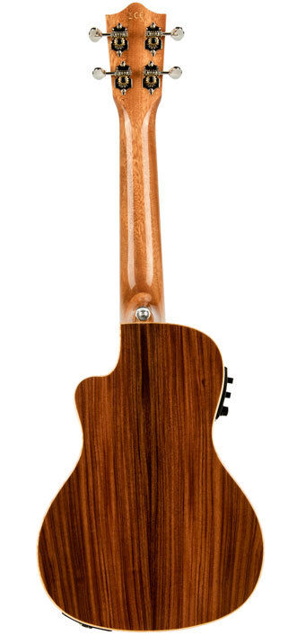 Lanikai Morado Series All Solid Concert AC/EL Ukulele with Fishman Kula Preamp and Tuner, Natural Gloss Finish, Includes Foam Case — view 2