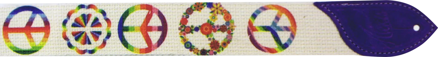 Lm Products Miss Alexis Series Peace Guitar Strap