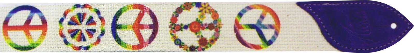 Lm Products Miss Alexis Series Peace Guitar Strap