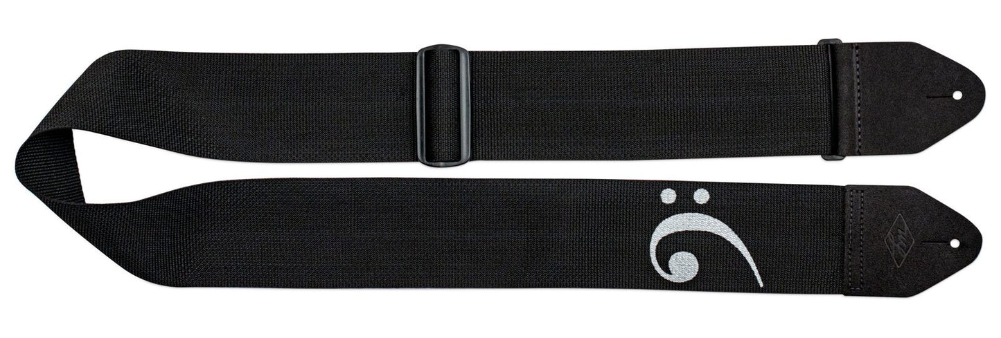 Bass Clef Guitar Strap — view 2