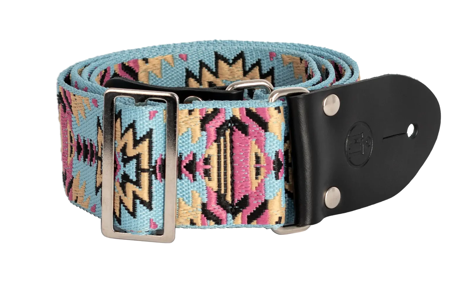 LM 2in Azteca Strap - Blue Aztec Pattern — view 4